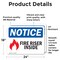 Signmission Fire Riser Inside Sign, Vinyl Decal, 24in W x 18in L, 2PK OS-2PACK-NS-D-1824-L-12649 - alternate 6